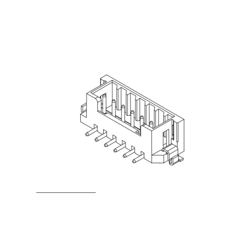 2.00 مم الملعب 180 درجة سلسلة موصل SMT-type