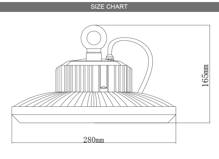 KCD good quality high lumen spd Meanwell driver commercial ufo indoor high bay led light