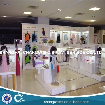 display shelves for retail stores/baby clothes display stand