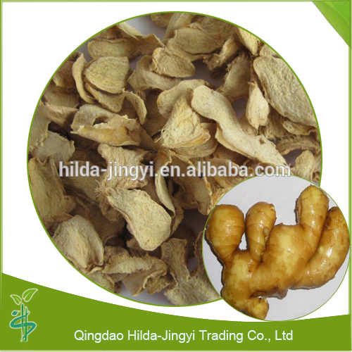 Natural whole dried ginger flakes