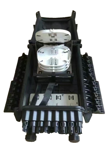 Fiber optic splitter splice closure