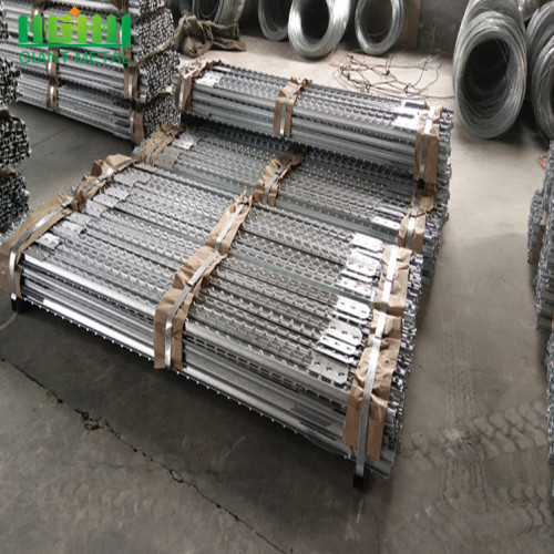 Galvanized Pagar Baja 8ft T Pagar untuk Pertanian