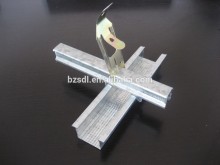 concealed ceiling grid system for top cross rail