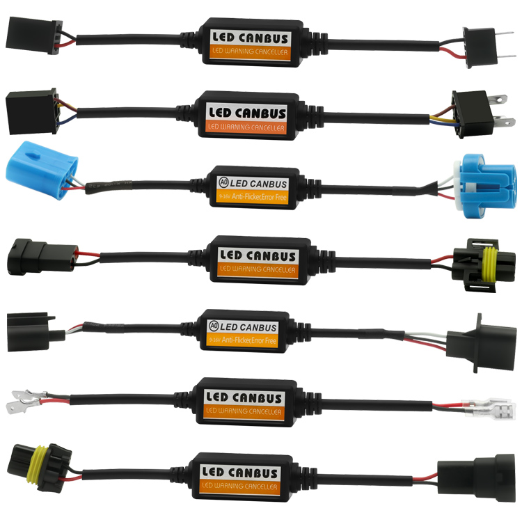 LED headlight bulbs led Canbus Decoder h1 h3 h4 h7 h11 hb3 hb4 9005 9006 9012 h13 Error Code Eliminator Warning Canceller