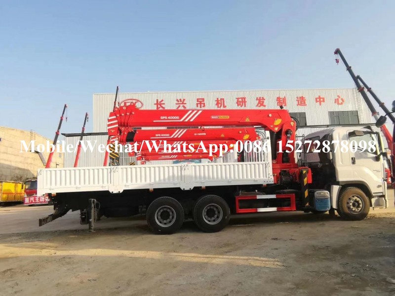 Crane montada en camión Isuzu (16) ISUZU Truck Mounted Crane (16)