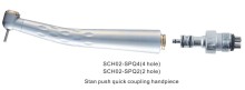 One-way spray Standard Pushbutton quick coupling handpiece
