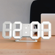 Large LED Mirror Clock with Alarm Kit