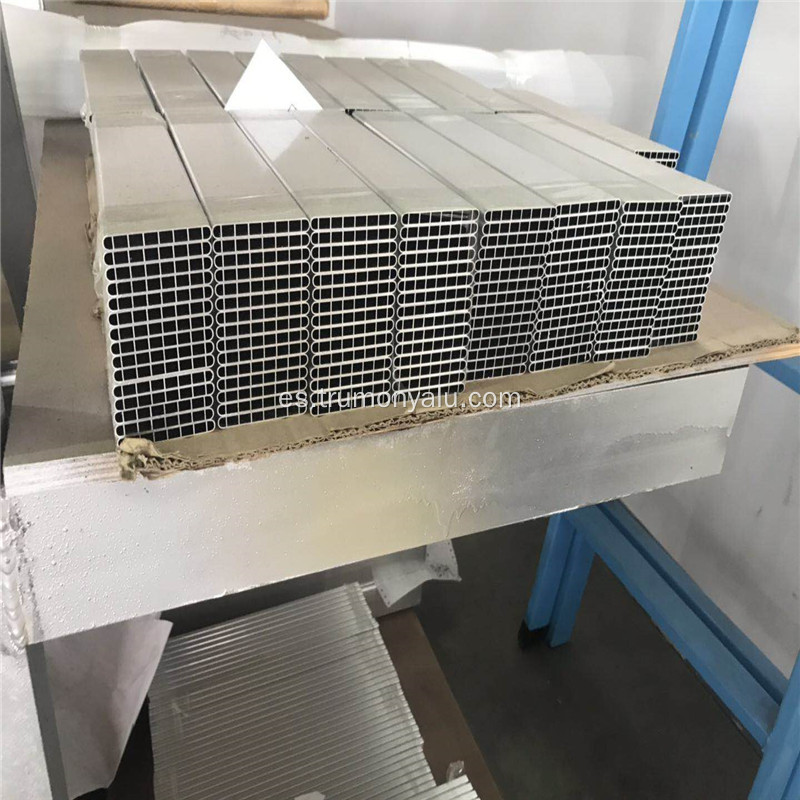 Tubo extruido de aluminio multipuerto para disipador de calor