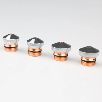 Chrome-Plated DNE D15 D17 Laser Cutting Nozzle