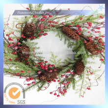 New arrival christmas pip berry wreath for home decor