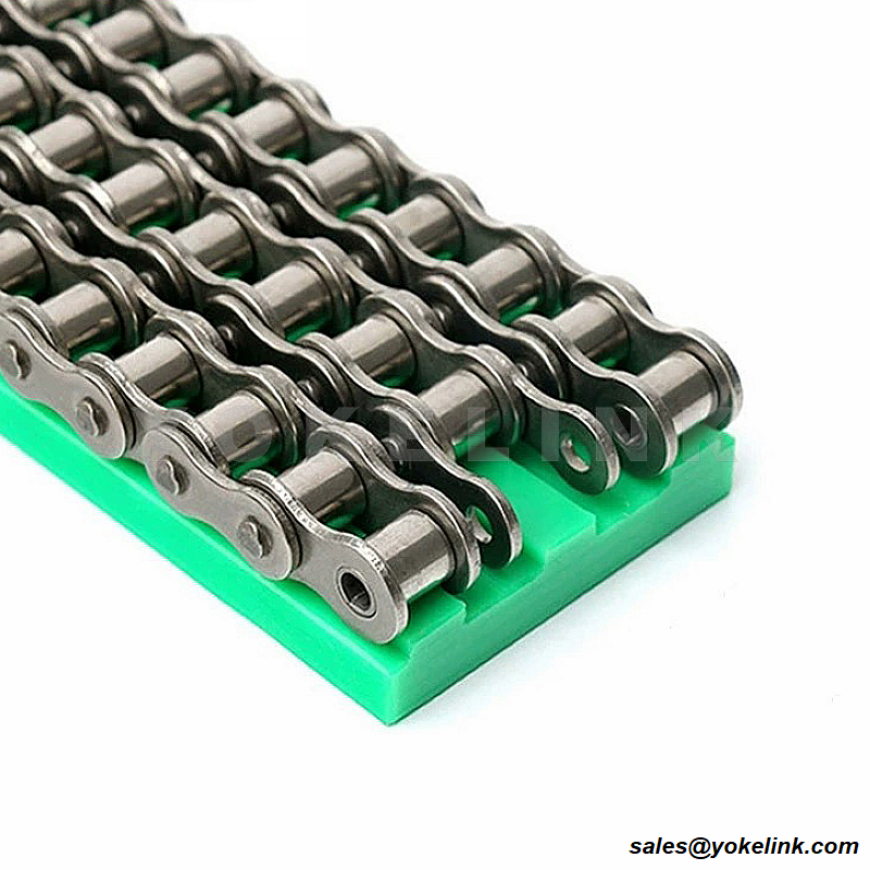 Testreszabott szerviz UHMWPE hevedervezető láncvezető sín 3/8″×7/32″