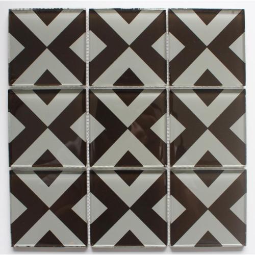 95x95mm Single Size Crystal Glass Mosaic