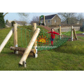 Wooden Balancing Net Bridge Playground Equipment