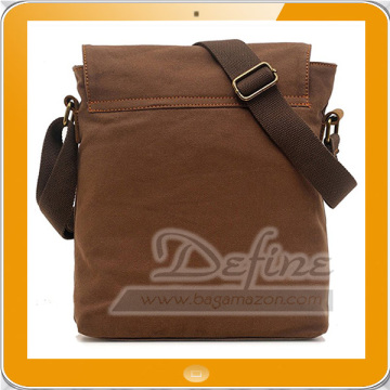 Unisex Vintage Canvas Leather Messenger Bag Shoulder Bag