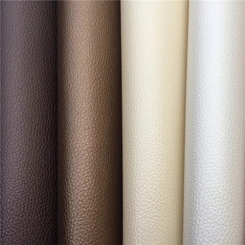 Free Sample Lichee PU Synthetic Leather for Package