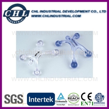 Factory direct long handle plastic massager tool