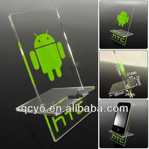 QCY acrylic mobile phone display cover