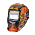 Solar auto-darkening painting welding helmet