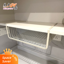 The small hanging basket is gray