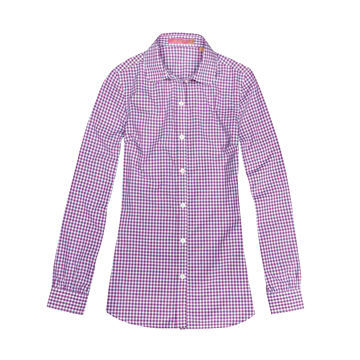 Camp Shirts/Plaid Shirts/Slim Fit Plaid Shirts Made Of Oxford