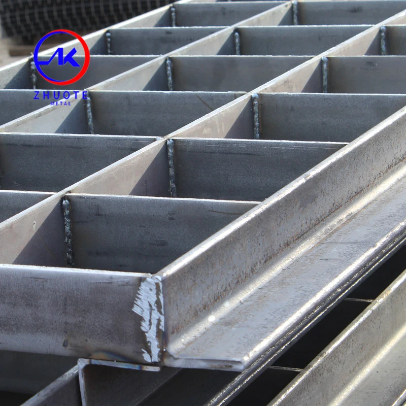 Galvanized Grille Carbon/Stainless Steel Machine Welded Press Locked Bar Grating Customized