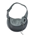 Burgunder PVC und Mesh Pet Sling