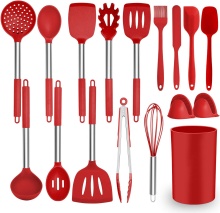 Kitchen Gadgets and Utensils Set: Including Spatulas, Silicone and Stainless Steel Tools