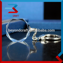 DIY Crystal Blank Keyring Crystal Glass Keychain Custom