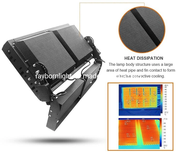 LED Sports Stadium Project Outdoor 600W Modular LED Flood Lighting for Pier Gym Lighting