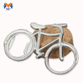 Metal Bike Keyring With Bottle Opener