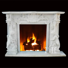 Customized morden marble fireplace surround