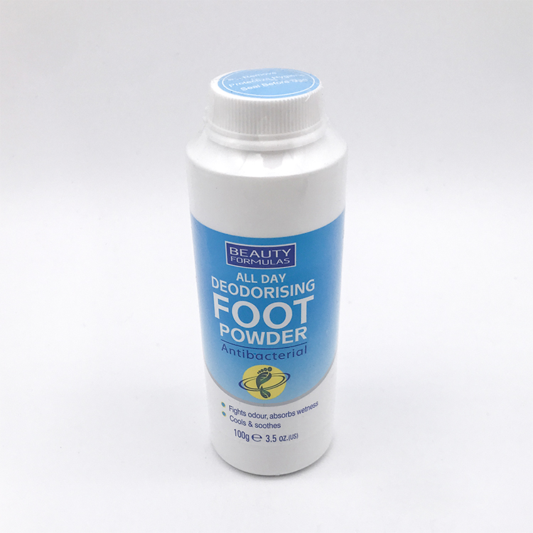 Wholesale 100g antifungal deodorant foot powder spray remover