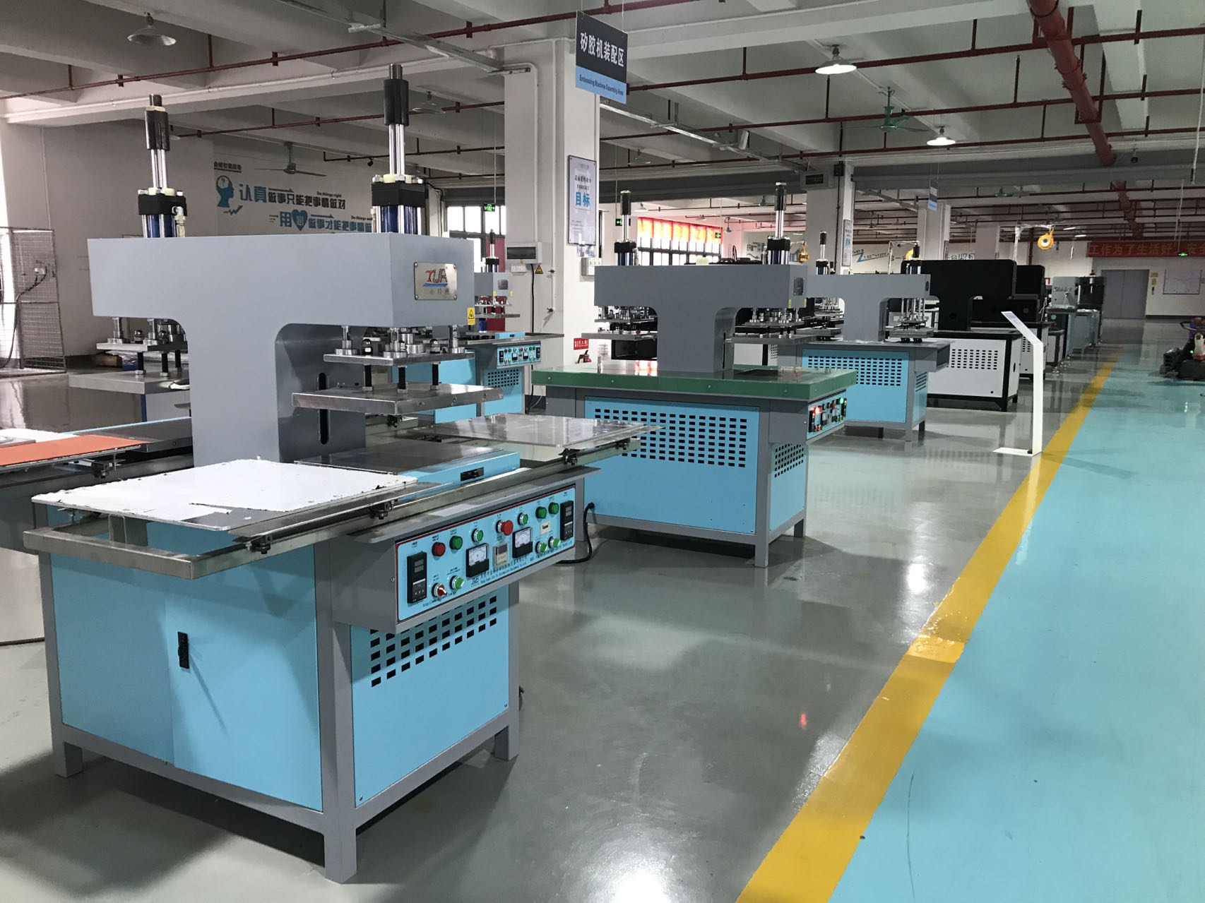 semi auto embossing machine