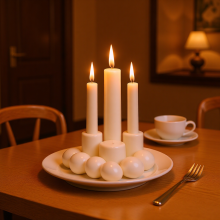 45g Wax Long Candles Baptism Candle