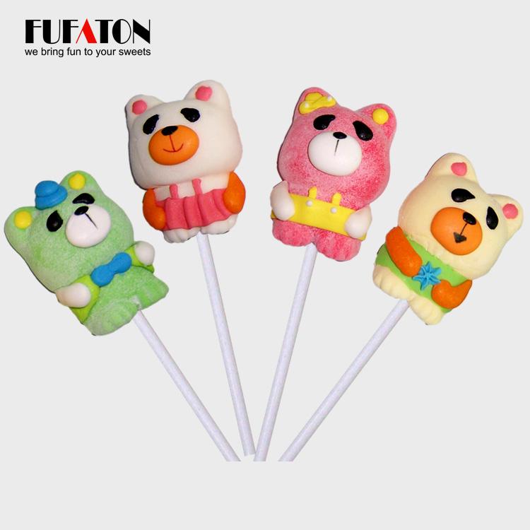 Delicious animal shaped candy marshmallows