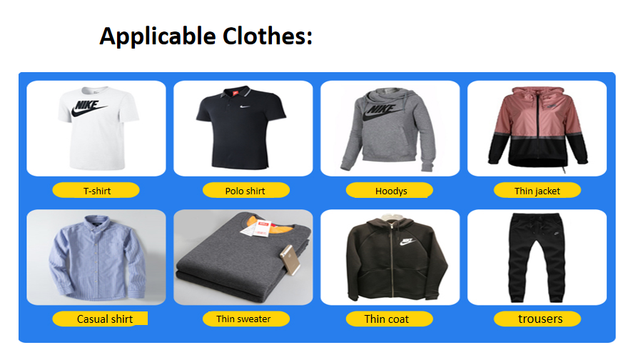 Applicable Clothes For Garment Folding Equipment