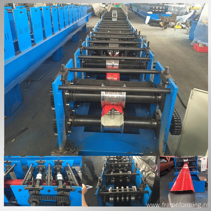 color steel rain pipe roll forming machine