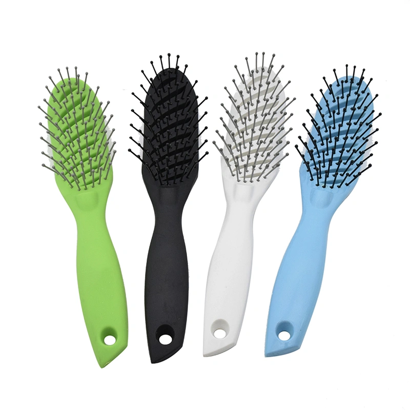 Wholesale Salon Hairdressing Wooden Paddle Hair Brush Hair Extension Comb Plastic Hair Massage Brush