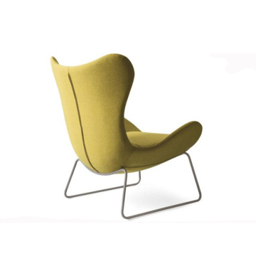 Calligaris Lazy Sled Base Armchair in Fabric