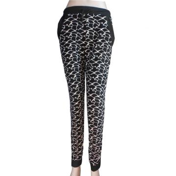 Leggings largos de fibra lechosa