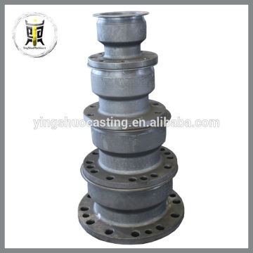 OEM custom made different size ductile iron fittings