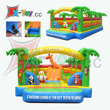 Inflatable rainforest animals jungle bouncer
