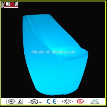 Rotational moulding plastic Led outdoor furniture chair illuminated patio chair