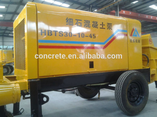 high quality used portable trailer concrete pumps 40m3/h output 10Mpa pumping pressure Alibaba supply