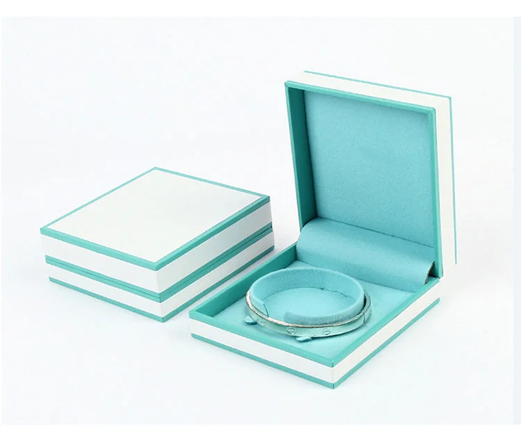 White and Sky Color Bracelet Jewelry Gift Packaging Box Manufacturer