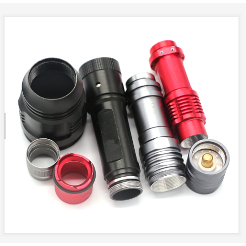 Custom CNC Machining Service Aluminum CNC Flashlight Part