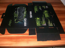 1 piece foldable corrugated keyboard box
