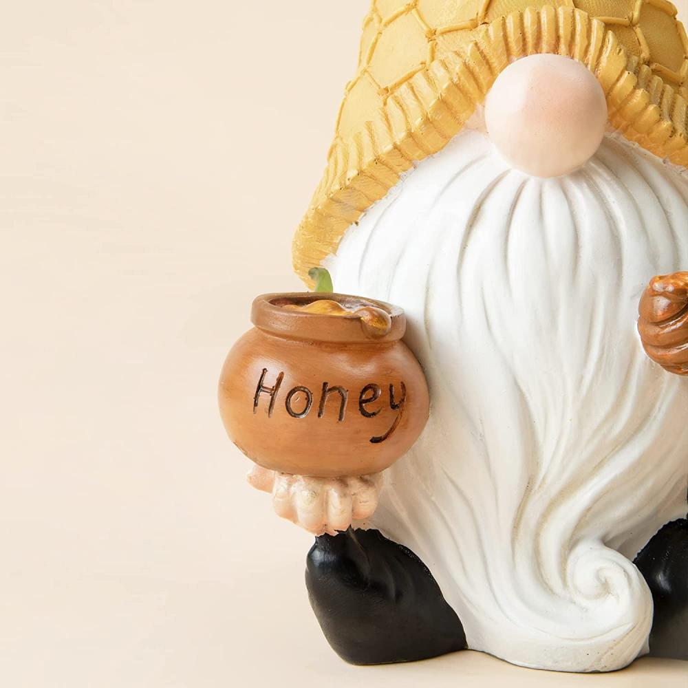 Nhựa cây mùa hè bee gnome figurine