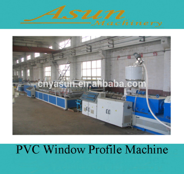 CE Certification PVC Profiles Extruder Machinery / Profiles Making Machine