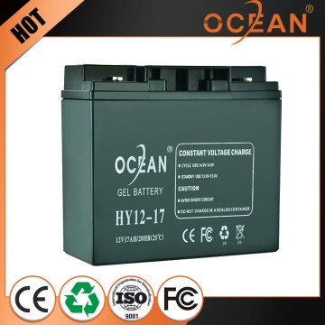 12V 17ah high page yield 100% pre-test most popular rechargeable battery